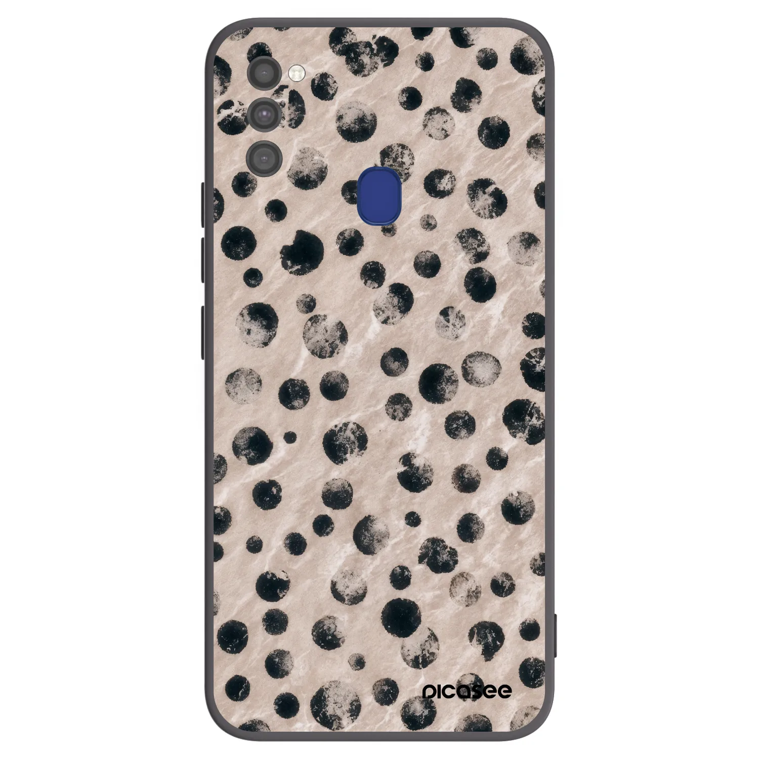 Picasee silikonowe czarne etui na Samsung Galaxy M21 M215F - Inked