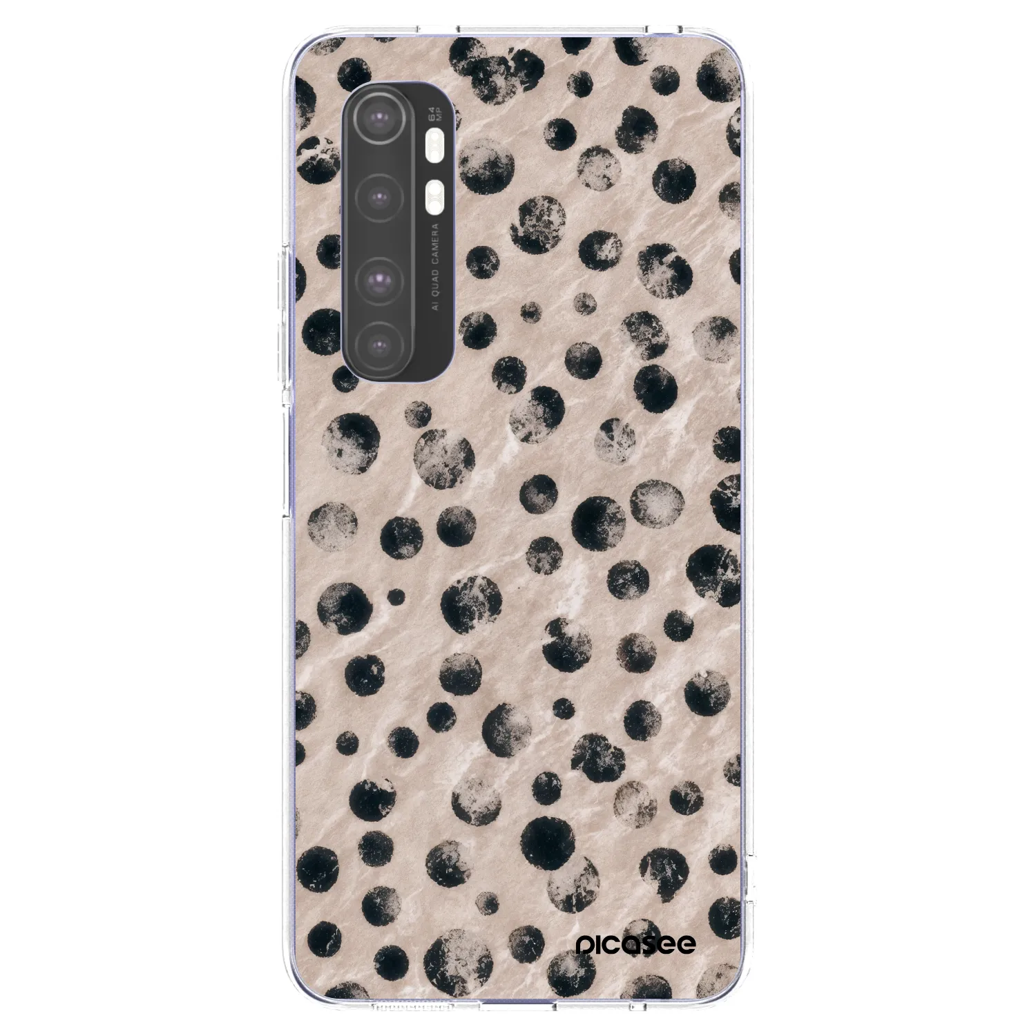 Picasee silikonowe przeźroczyste etui na Xiaomi Mi Note 10 Lite - Inked