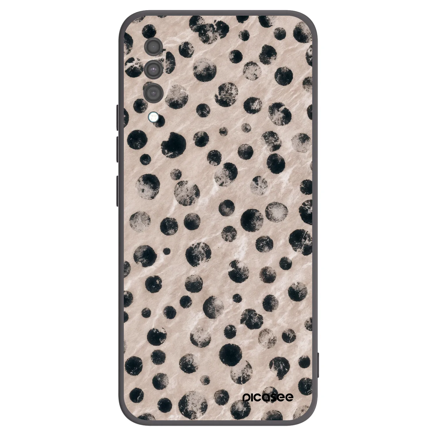 Picasee silikonowe czarne etui na Samsung Galaxy A30s A307F - Inked