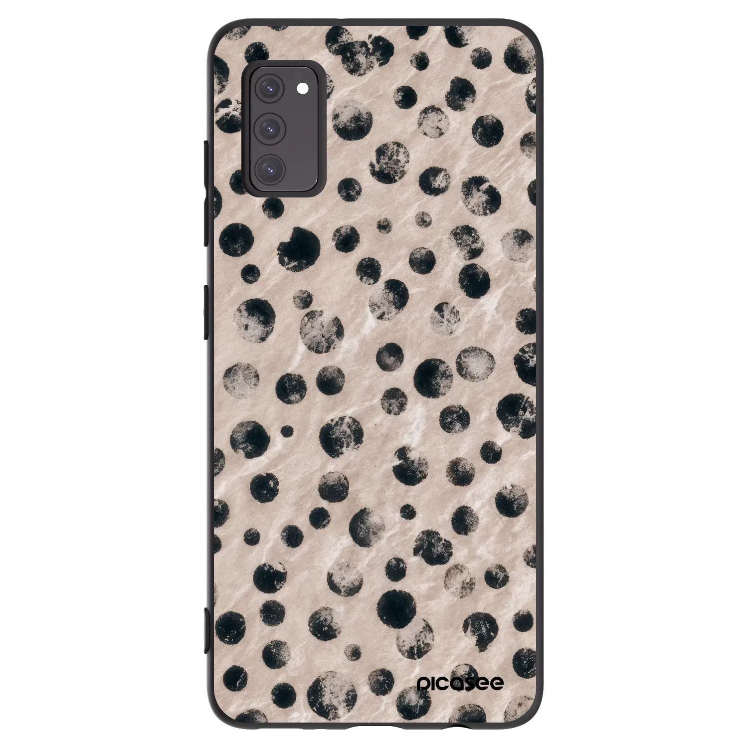 Picasee silikonowe czarne etui na Samsung Galaxy A41 A415F - Inked