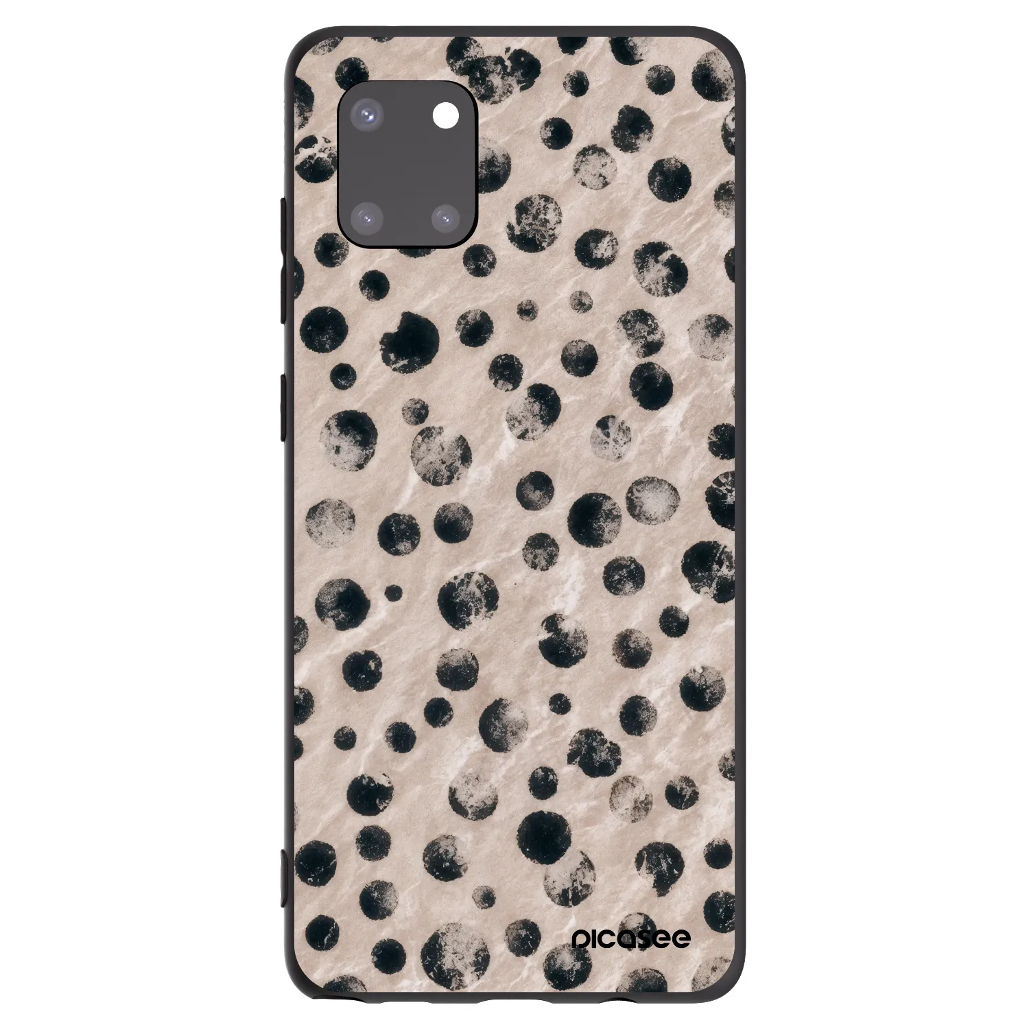 Picasee silikonowe czarne etui na Samsung Galaxy Note 10 Lite N770F - Inked
