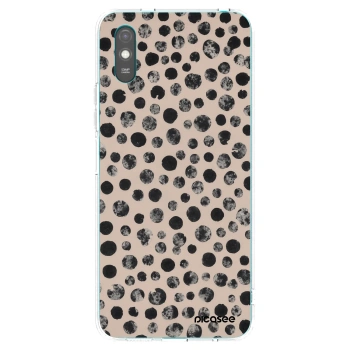 Picasee silikonowe przeźroczyste etui na Xiaomi Redmi 9A - Dots
