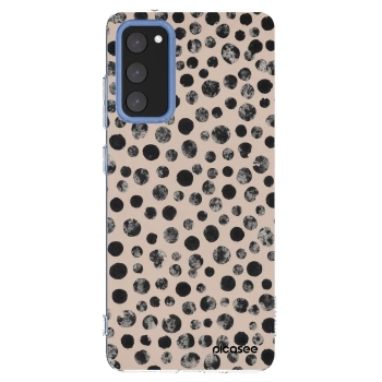 Picasee silikonowe przeźroczyste etui na Samsung Galaxy S20 FE - Dots