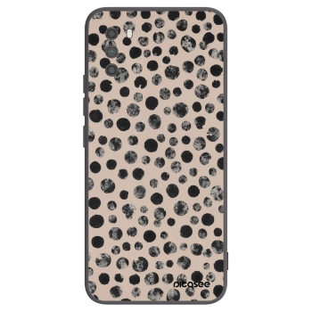 Picasee silikonowe czarne etui na Xiaomi Poco M3 - Dots