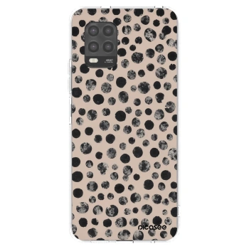 Picasee silikonowe przeźroczyste etui na Xiaomi Mi 10 Lite - Dots