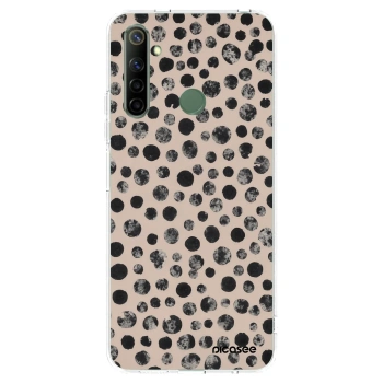 Picasee silikonowe przeźroczyste etui na Realme 6i - Dots