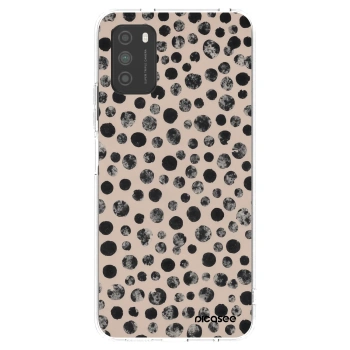 Picasee silikonowe przeźroczyste etui na Xiaomi Poco M3 - Dots