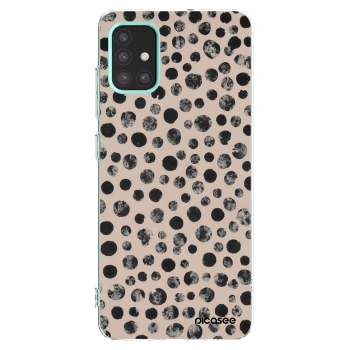 Picasee silikonowe przeźroczyste etui na Samsung Galaxy M31s - Dots