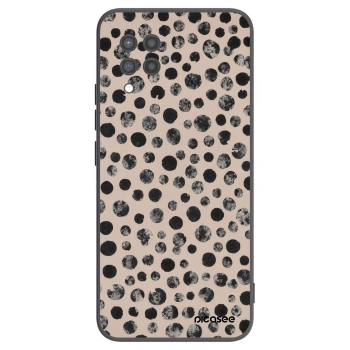 Picasee silikonowe czarne etui na Samsung Galaxy A42 A426B - Dots