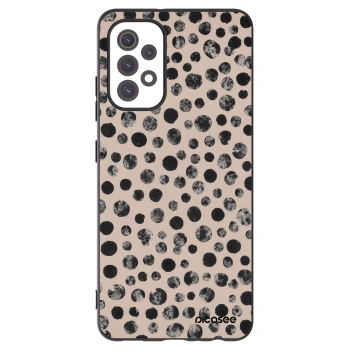 Picasee silikonowe czarne etui na Samsung Galaxy A32 5G A326B - Dots