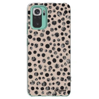 Picasee silikonowe przeźroczyste etui na Xiaomi Redmi Note 10 Pro - Dots