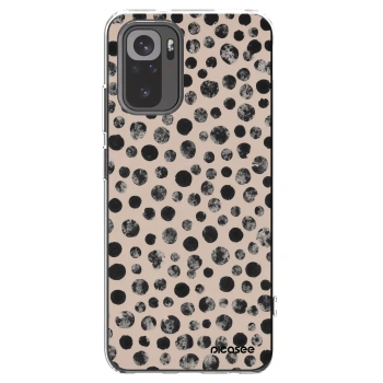 Picasee silikonowe przeźroczyste etui na Xiaomi Redmi Note 10S - Dots