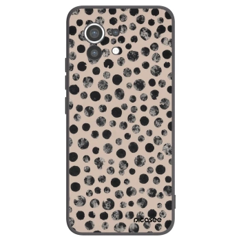 Picasee silikonowe czarne etui na Xiaomi Mi 11 - Dots