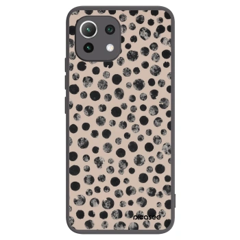 Picasee silikonowe czarne etui na Xiaomi Mi 11 Lite - Dots