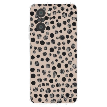 Picasee silikonowe przeźroczyste etui na Xiaomi Poco F3 - Dots