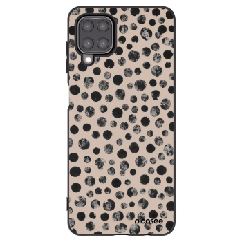 Picasee silikonowe czarne etui na Samsung Galaxy M12 M127F - Dots