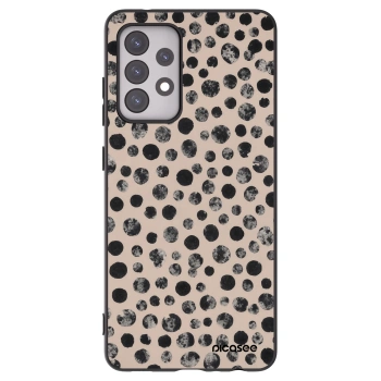 Picasee silikonowe czarne etui na Samsung Galaxy A52s 5G A528B - Dots
