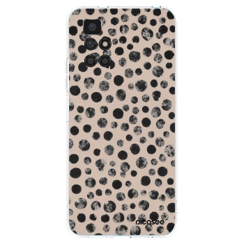 Picasee silikonowe przeźroczyste etui na Xiaomi Redmi 10 - Dots