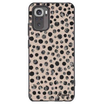 Picasee silikonowe czarne etui na Xiaomi Redmi Note 11S 4G - Dots