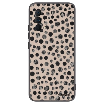 Picasee silikonowe czarne etui na Realme GT Master Edition 5G - Dots