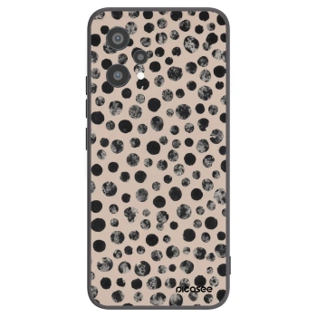 Picasee silikonowe czarne etui na Realme 9 Pro 5G - Dots