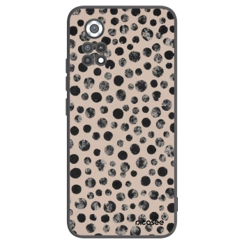 Picasee silikonowe czarne etui na Xiaomi Poco X4 Pro 5G - Dots