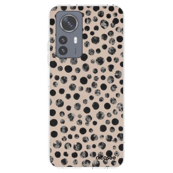 Picasee silikonowe przeźroczyste etui na Xiaomi 12 Pro - Dots