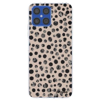 Picasee silikonowe przeźroczyste etui na Honor X8 4G - Dots