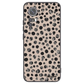 Picasee silikonowe czarne etui na Xiaomi 12X - Dots