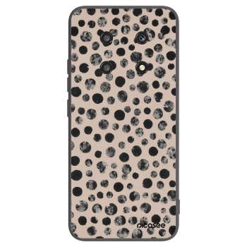 Picasee silikonowe czarne etui na Honor Magic4 Lite 5G - Dots
