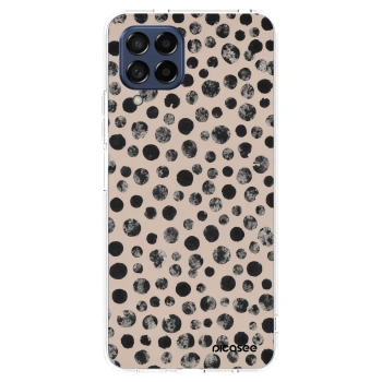 Picasee silikonowe przeźroczyste etui na Samsung Galaxy M53 5G - Dots