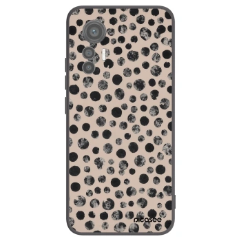 Picasee silikonowe czarne etui na Xiaomi 12 Lite - Dots