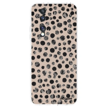 Picasee silikonowe przeźroczyste etui na Honor 70 - Dots