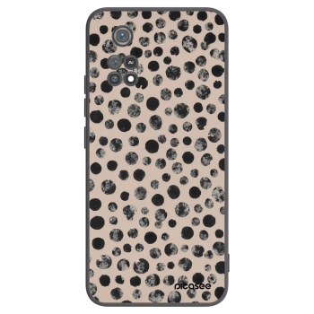 Picasee silikonowe czarne etui na Xiaomi Poco M4 Pro - Dots