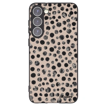 Picasee silikonowe czarne etui na Samsung Galaxy S23+ 5G - Dots
