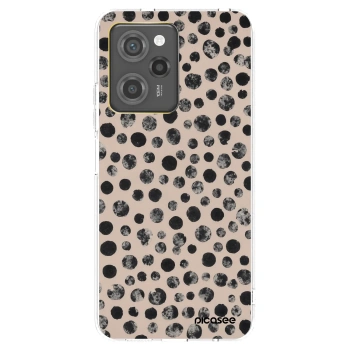 Picasee silikonowe czarne etui na Xiaomi Poco X5 Pro - Dots