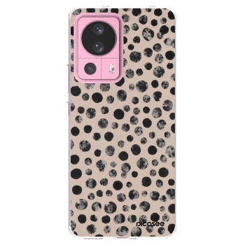 Picasee silikonowe przeźroczyste etui na Xiaomi 13 Lite - Dots