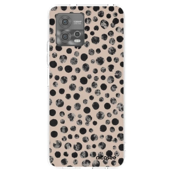 Picasee silikonowe przeźroczyste etui na Motorola Moto G72 - Dots