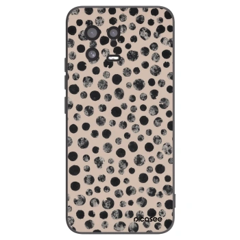 Picasee silikonowe czarne etui na Xiaomi 13 - Dots