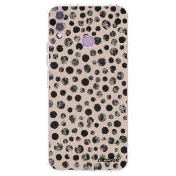 Picasee silikonowe przeźroczyste etui na Honor 8X - Dots