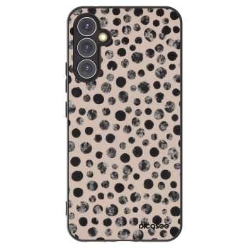 Picasee silikonowe czarne etui na Samsung Galaxy A34 5G A346B - Dots