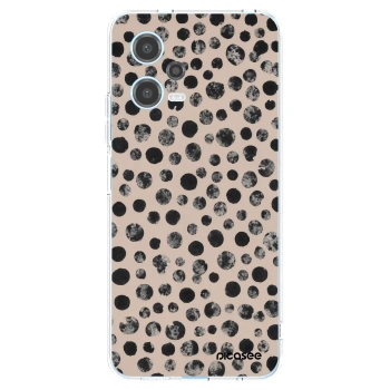 Picasee silikonowe przeźroczyste etui na Xiaomi Redmi Note 12 5G - Dots