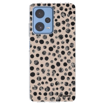 Picasee silikonowe przeźroczyste etui na Xiaomi Redmi Note 12 Pro 5G - Dots