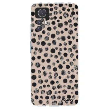 Picasee silikonowe przeźroczyste etui na Xiaomi Redmi Note 12S - Dots