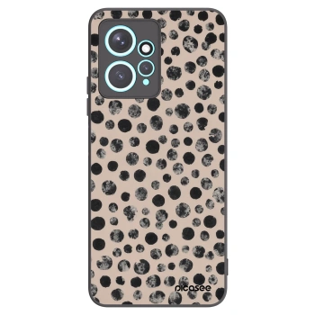 Picasee silikonowe czarne etui na Xiaomi Redmi Note 12 4G - Dots