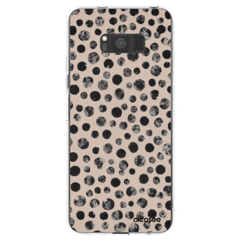 Picasee silikonowe przeźroczyste etui na Samsung Galaxy S8 G950F - Dots