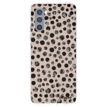 Picasee silikonowe przeźroczyste etui na Motorola Moto G62 - Dots