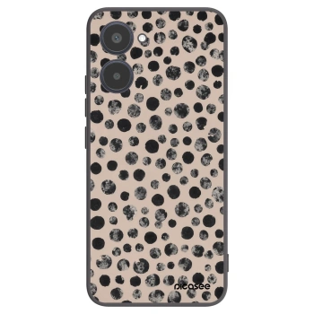 Picasee silikonowe czarne etui na Realme 10 4G - Dots