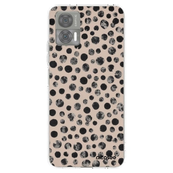Picasee silikonowe przeźroczyste etui na Motorola Edge 30 Neo - Dots