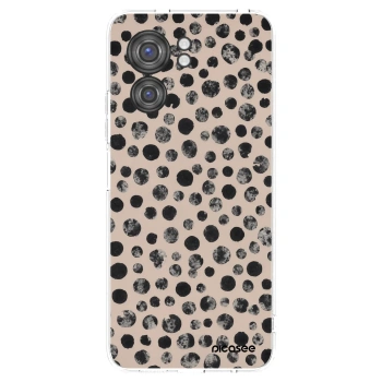 Picasee silikonowe przeźroczyste etui na Motorola Edge 40 - Dots